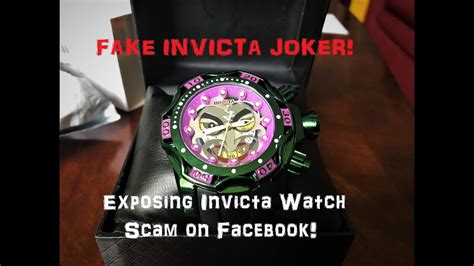 invicta joker watch fake|invicta watch forum.